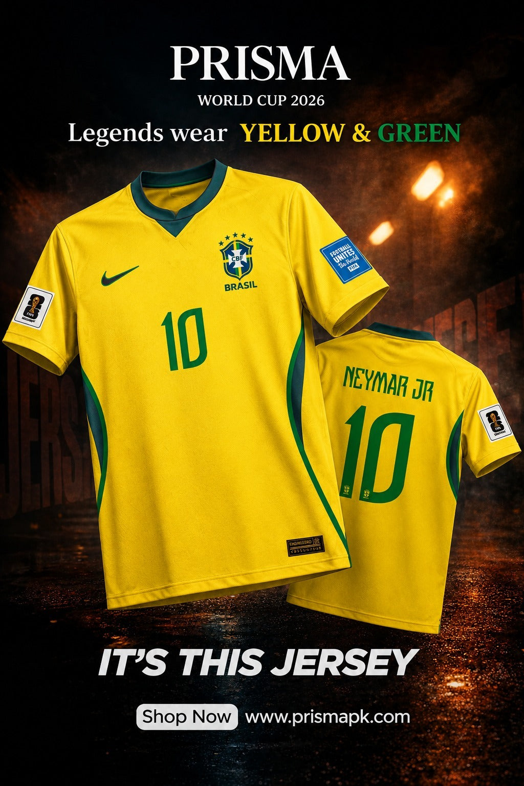 Brazil Home Jersey 2026 (Regular)