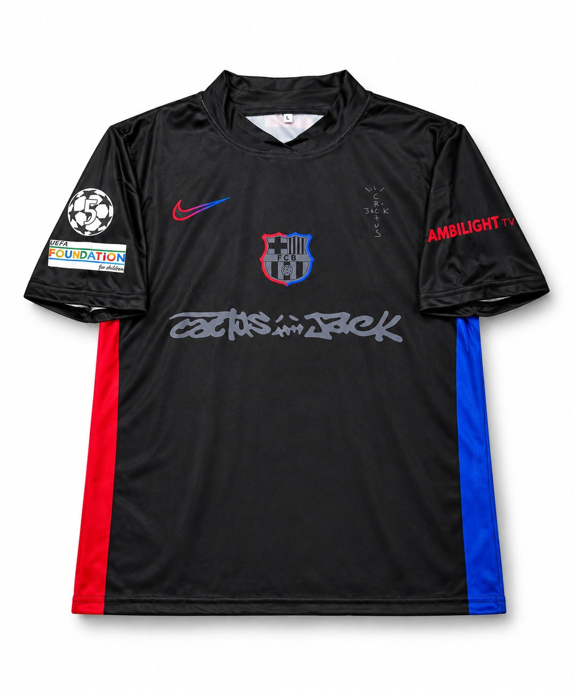 Barcelona x Cactus Jack Black Jersey (Regular)