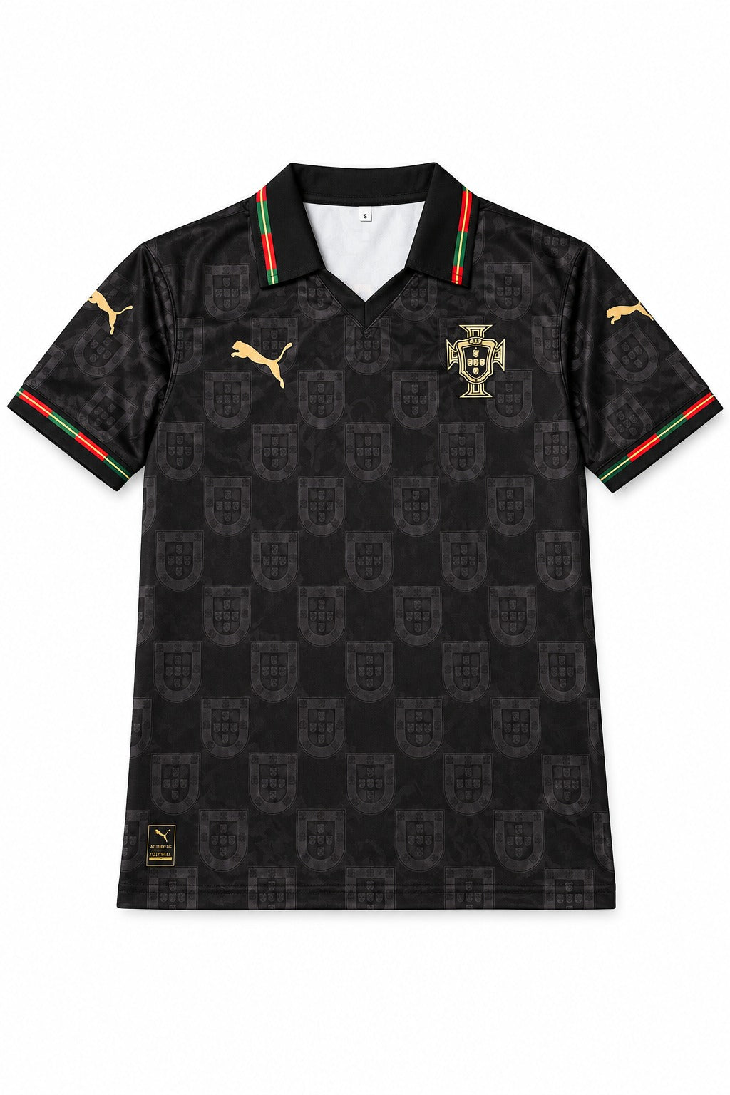 Portugal Black Ronaldo 7 Jersey (Regular)