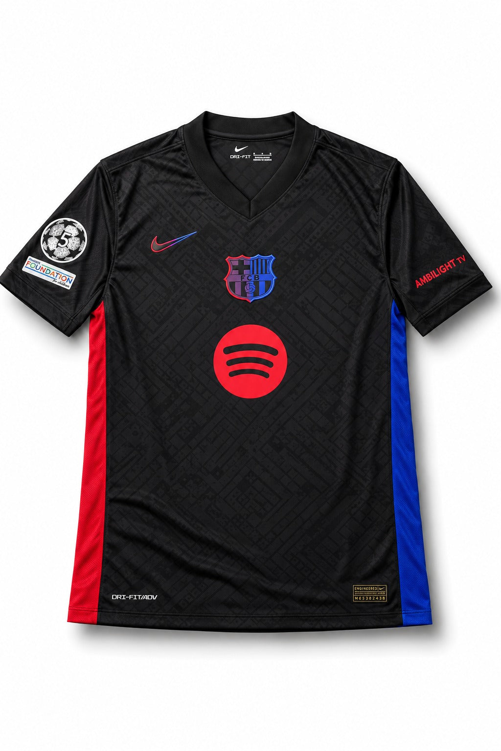 Barcelona Away Black 24/25 Jersey (Regular)