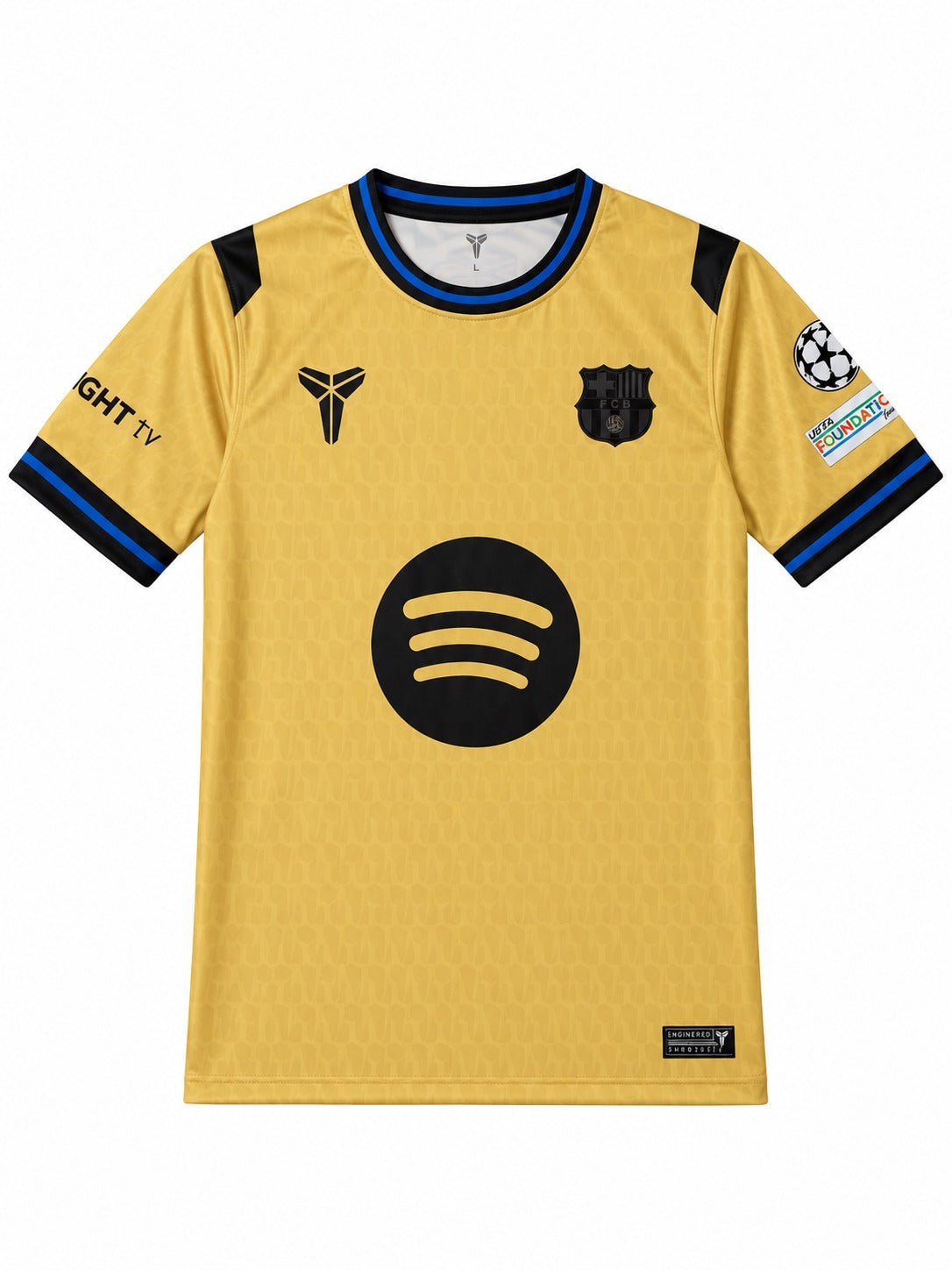 Barcelona Away 25/26 Jersey Yellow (Regular)