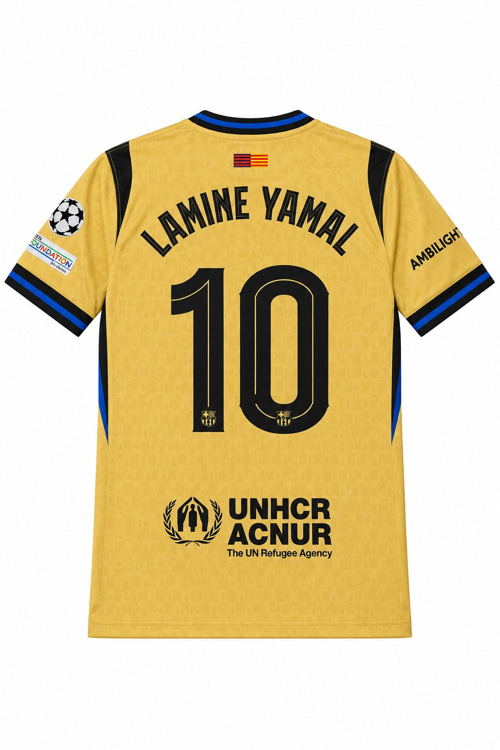 Barcelona Away 25/26 Jersey Yellow (Regular)