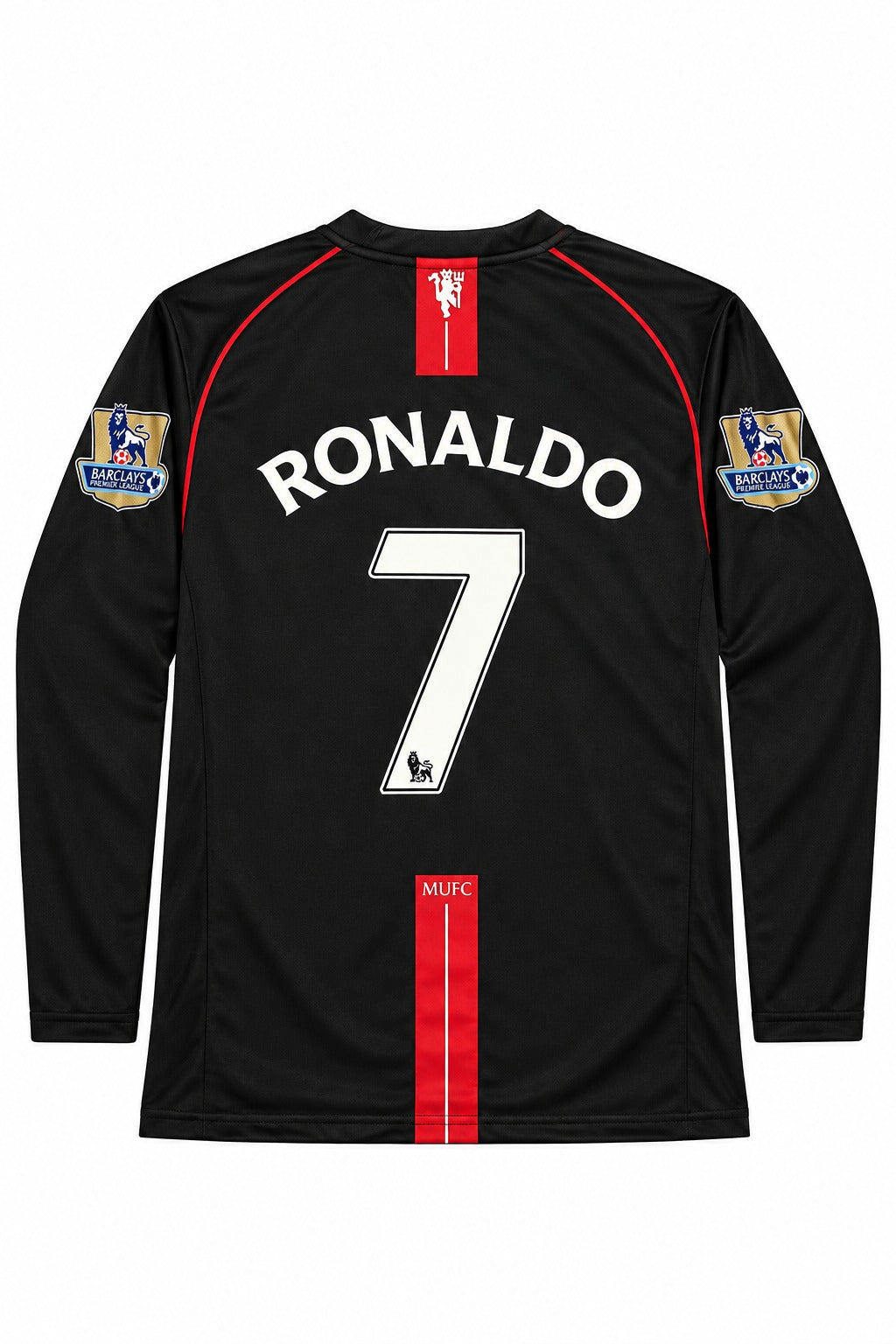 Man United 2007/08 Ronaldo 7 Black Jersey (Regular)