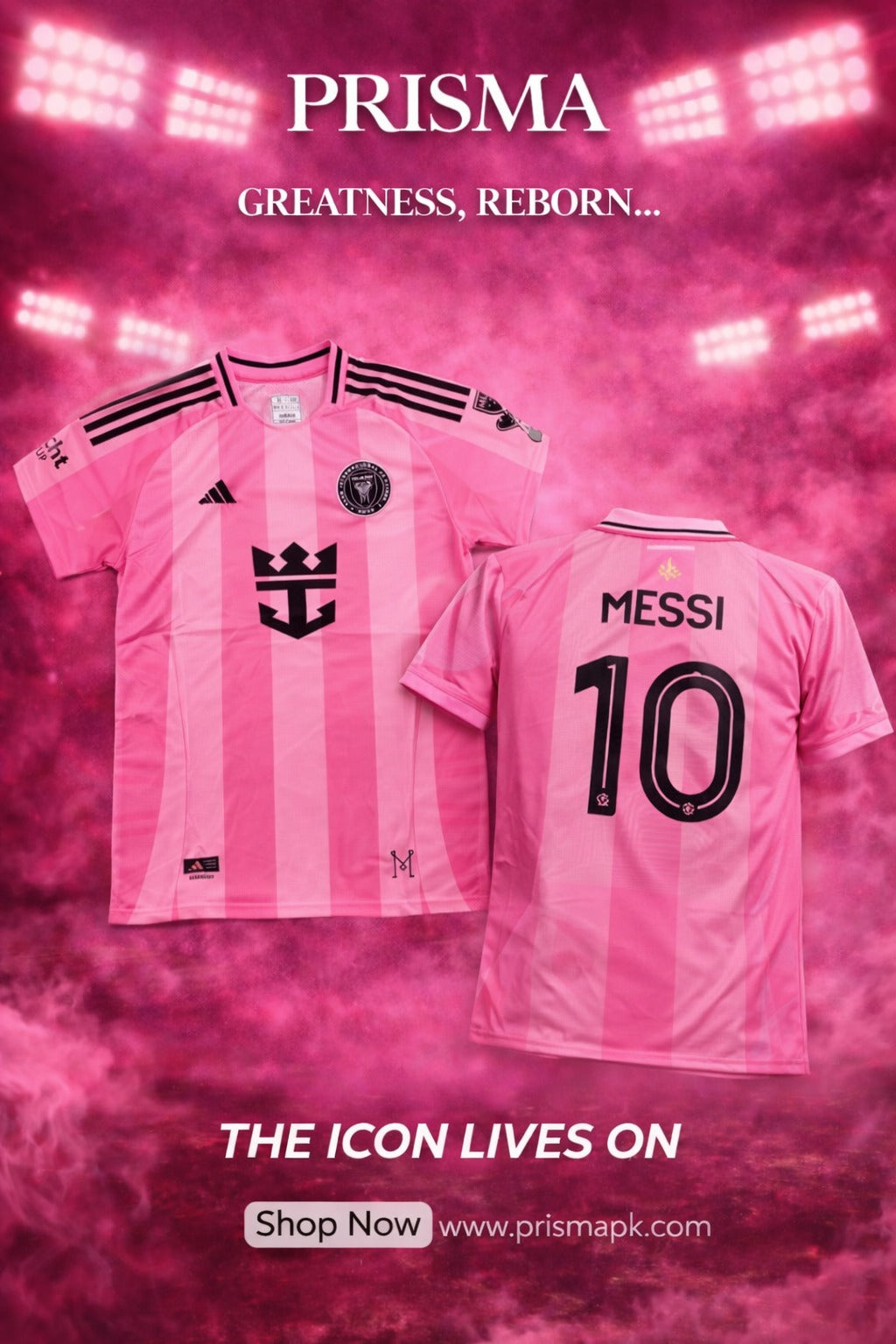 Messi Inter Miami Pink Jersey (Regular)