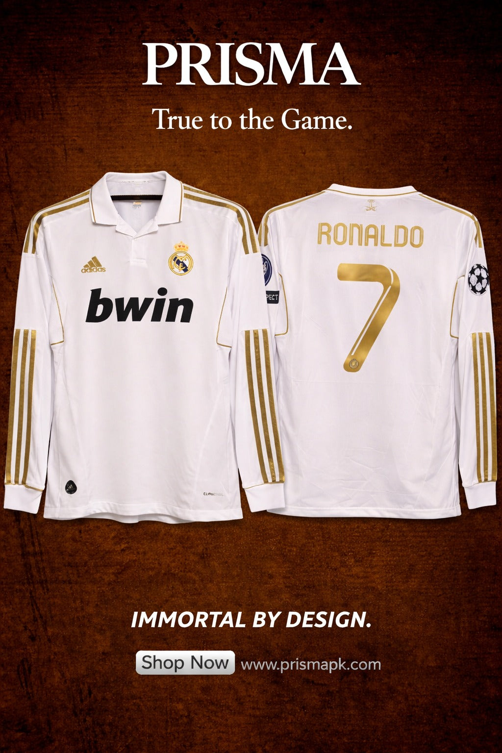 Ronaldo Real Madrid White Jersey (Regular)