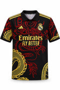 Real Madrid Black/Red Dragon Jersey (Regular)