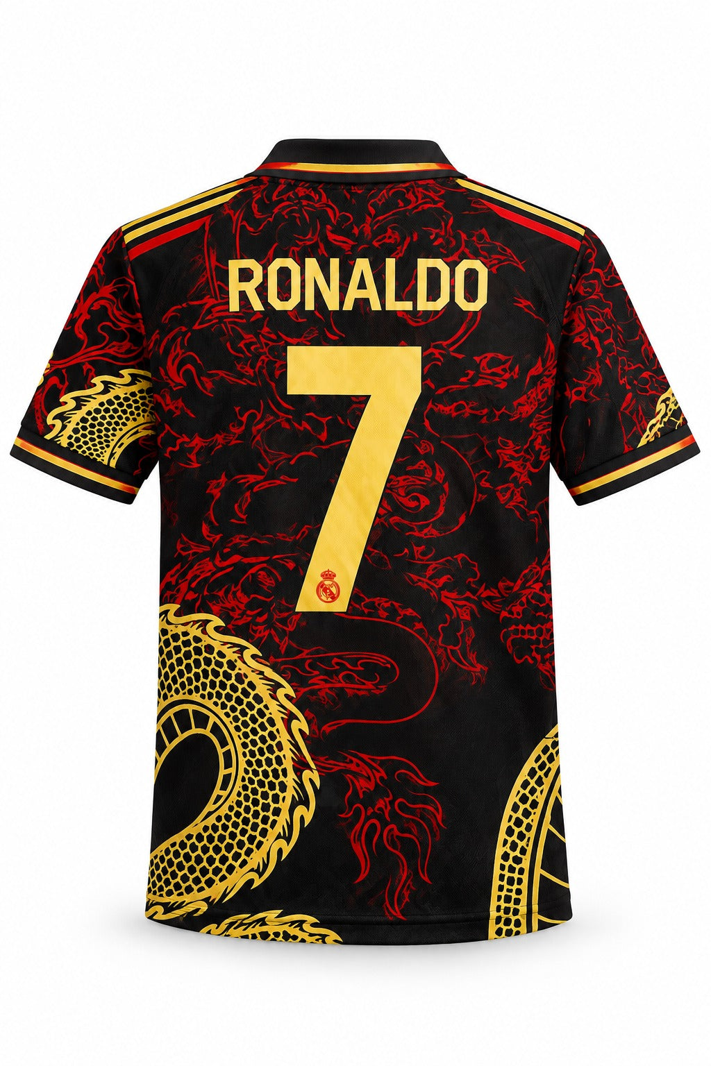 Real Madrid Black/Red Dragon Jersey (Regular)
