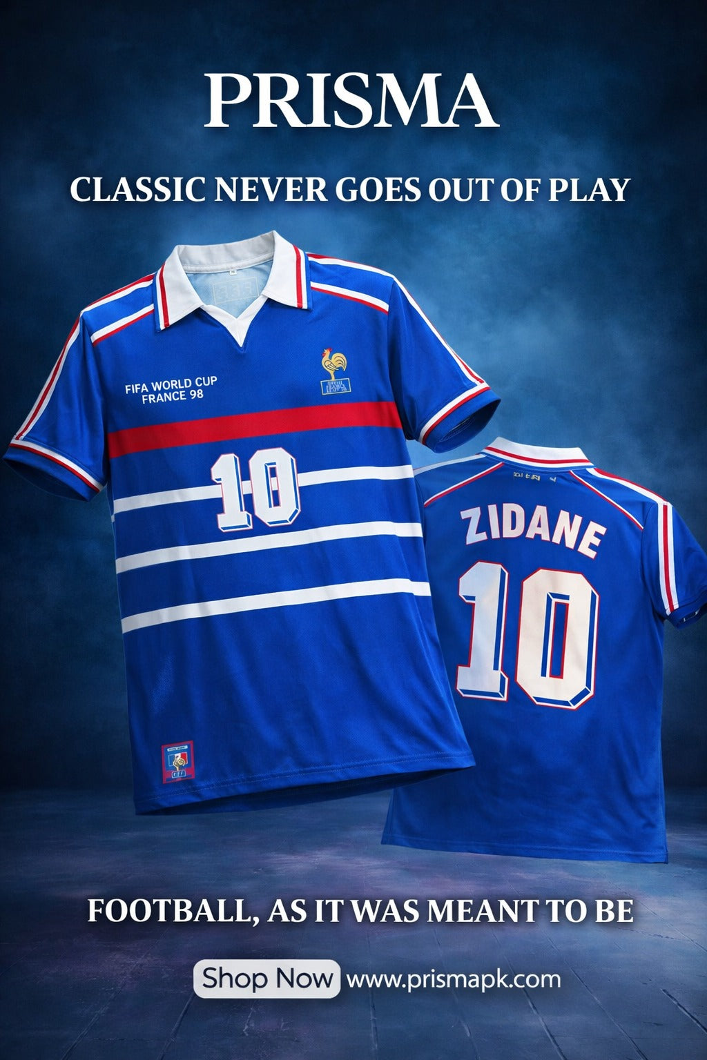Zidane Retro Jersey (Baggy)